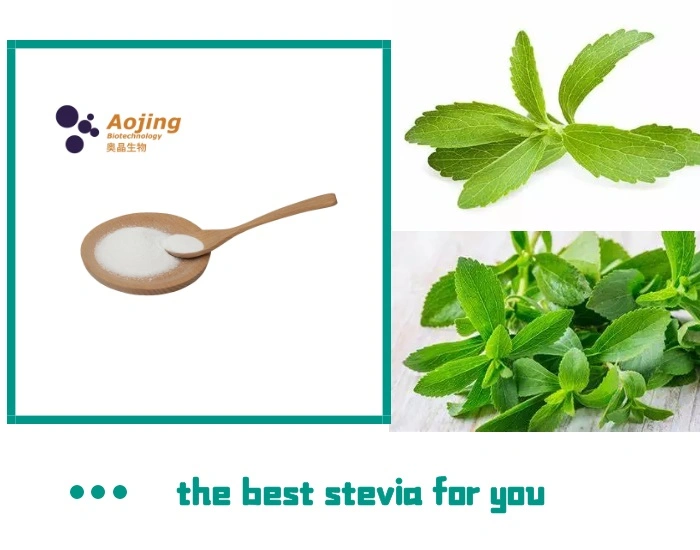 Food Additive Sweetener Stevia Inulin Glycoside Extracted From Stevia Rebaudiana Ra95%